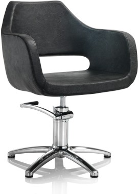 AXS Hair Regency fekete fodrász szék - csillag talppal | XS370589