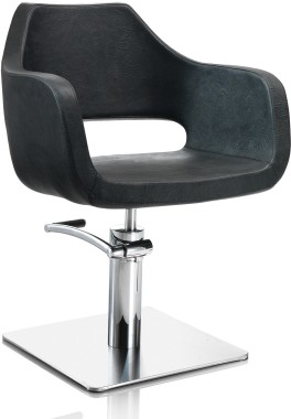 AXS Hair Regency fekete fodrász szék - négyzet talppal | XS375034