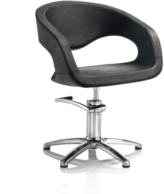 AXS Hair Wave fekete fodrász szék - csillag talppal | XS370593