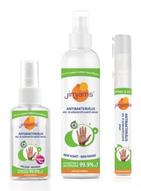 JimJams Beauty Antibakteriális kéz- és bőrfertőtlenítő spray | JJABKZFSPRAY