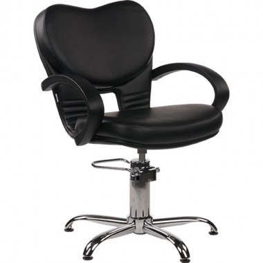 A-Design Fodrász szék CLIO, fekete, fix csillagláb | AD-SZCLIFKCS