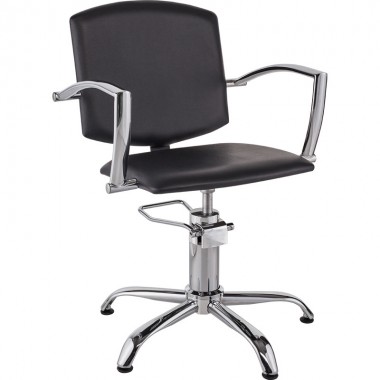 A-Design Fodrász szék PAKO, fekete, fix csillagláb | AD-SZPAKFKCS