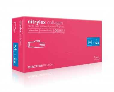 Mercator Medical nitrylex collagen gumikesztyű | MMNCGK