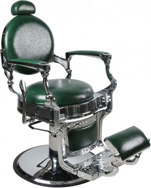 A-Design Barber szék TOMMY SUPERIOR LINE, Zöld | ADS-BCTOM-ZOL