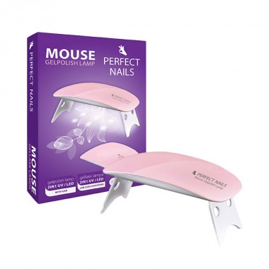 Perfect Nails Műkörmös UV/LED Lámpa Gél Lakkozáshoz - Mouse | PNG1038