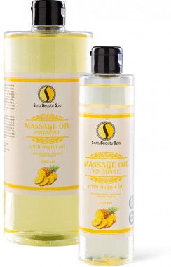 Sara Beauty Spa Masszázsolaj Ananász - argánolajjal, E-vitaminnal | SBS22100000