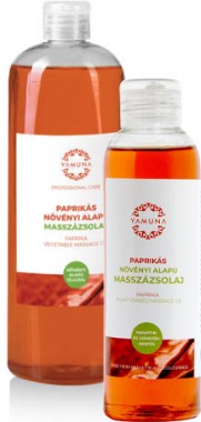 Yamuna Paprikás növényi alapú masszázsolaj, vegán | YAM8-18