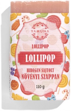 Yamuna Lollipop hidegen sajtolt rózsaszín szappan, vegán | YLAK_3/86