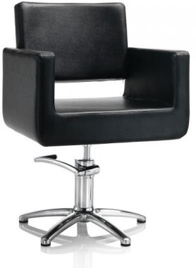AXS Hair King fekete fodrász szék - csillag talppal | XS370042