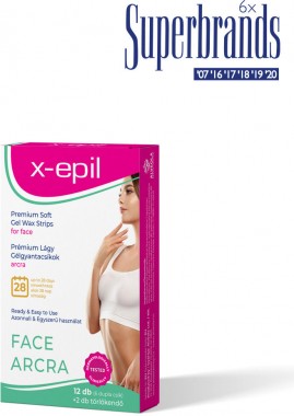 X-Epil Használatra kész prémium gélgyantacsíkok arcra | XE9245
