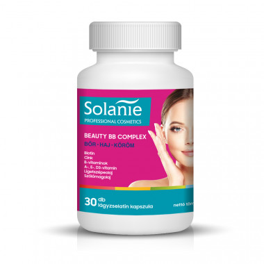 Solanie BEAUTY BB COMPLEX Skin + Hair + Nail étrend-kiegészítő lágyzselatin kapszula | SO27000