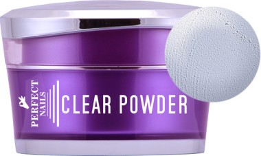 Perfect Nails Porcelán por, lassú - színtelen - Clear powder | PNP00010000