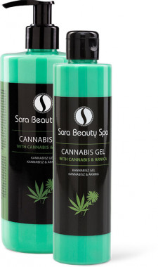 Sara Beauty Spa Kannabisz gél (Kannabisz & Árnika) masszázszselé | SBSKANABISZG