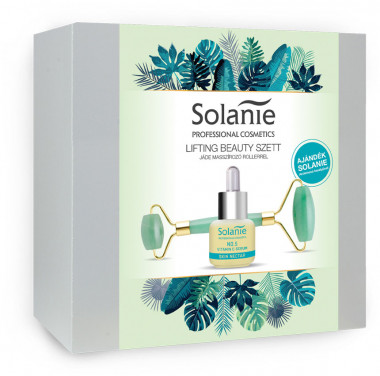 Solanie Lifting Beauty szett Jáde masszírozó rollerrel | SO25054