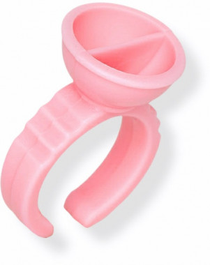 Long Lashes Osztott ragasztótartó gyűrű - rózsaszín | LLA34081
