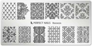 Perfect Nails Körömnyomda lemez - Rococco | PNDNY002