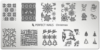 Perfect Nails Körömnyomda lemez - Christmas | PNDNY003