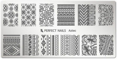 Perfect Nails Körömnyomda lemez - Aztec | PNDNY006