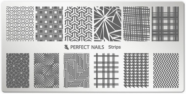 Perfect Nails Körömnyomda lemez - Strips | PNDNY010