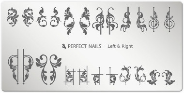 Perfect Nails Körömnyomda lemez - Left&Right | PNDNY040