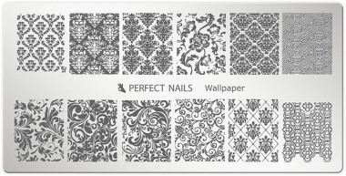 Perfect Nails Körömnyomda lemez - Wallpaper | PNDNY041
