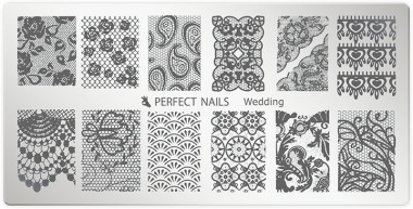 Perfect Nails Körömnyomda lemez - Wedding | PNDNY042