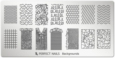 Perfect Nails Körömnyomda lemez - Backgrounds | PNDNY062