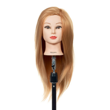 Chromwell Gyakorló Modellező babafej Annabelle 35-40cm, szintetikus hajjal 0030095 | ST-BF-0030095