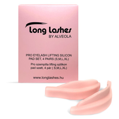 Long Lashes Pro szempilla lifting szilikon pad szett, 4 pár (S,M,L,XL) | LLA34059