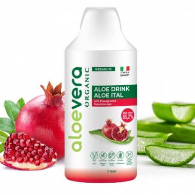 Eredeti Aloe Vera Aloe Vera Organic Prémium Aloe Ital Gránátalmával | AVTP0115