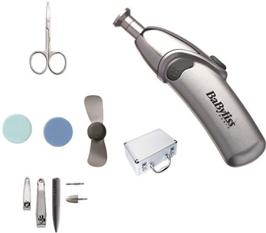 BaByliss Mani-pedikűr szett 10 kiegészítővel táskán | BA8480E