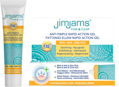 JimJams Pure & Clear Pattanás elleni rapid action gél 15ml | JJ3023