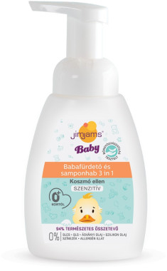 JimJams Baby Babafürdető és samponhab 3in1 250ml | JJ4004