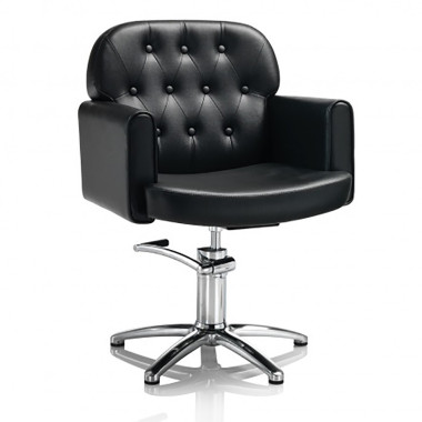 AXS Hair Liberty fekete fodrász szék - csillag talppal | XS375043