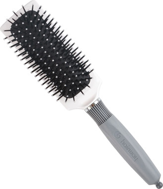 HAIRWAY Párnás hajkefe, 9 soros, Silver Drops | HW08241