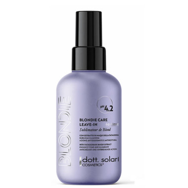 dott. solari Blondie Ápoló Öblítés nélküli ápoló spray szőke hajra - Blondie Care Leave-in no-rinse | DS217