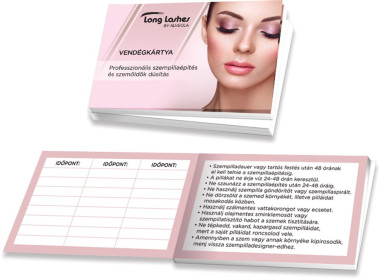 Long Lashes Vendégkártya (20db/csomag) | LLA35119