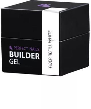 Perfect Nails Fiber Refill Gel - Fehér 15g | PNZ109