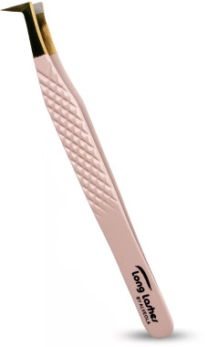 Long Lashes Szempilla csipesz Pro Fiber Volume - Arany fejű | LLA33035