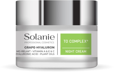 Solanie Szőlő-hialuron éjszakai krém TO komplex-szel, vegán | SO11706