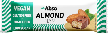 Abso Almond Bar 35 g- mandulás vegán keto szelet | ABSOALMOND