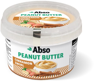 Abso Cinnamon Swirl Peanut Butter 250g - Fahéjas álom mogyoróvaj | VASPOR-008