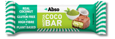 Abso Matcha Coco Bar 35g - kókuszos, matcha vegán keto szelet | AbsoMATCHABAR