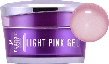 Perfect Nails Light Pink Gel - Halvány rózsaszín műköröm építő zselé | PNZ402100000