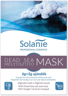 Solanie Alginát maszk - Holttengeri tisztító - Kombinált bőrre, Holt-tengeri sóval és iszappal | SO24003