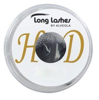 Long Lashes Műszempilla, 3D (szálas), C-íves, vékony (0.15mm), fekete, HighDefinition | LLHDC11508050000