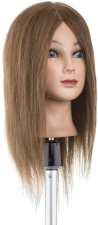 AXS Gyakorló Modellező babafej valódi hajjal, középhosszú - 35cm -  | XS400872