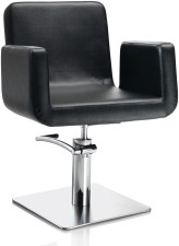 AXS Hair Capital fekete fodrász szék - négyzet talppal -  | XS375041