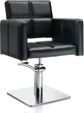 AXS Hair Diamond fekete fodrász szék - négyzet talppal -  | XS375047