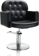 AXS Hair Liberty fekete fodrász szék - csillag talppal -  | XS375043